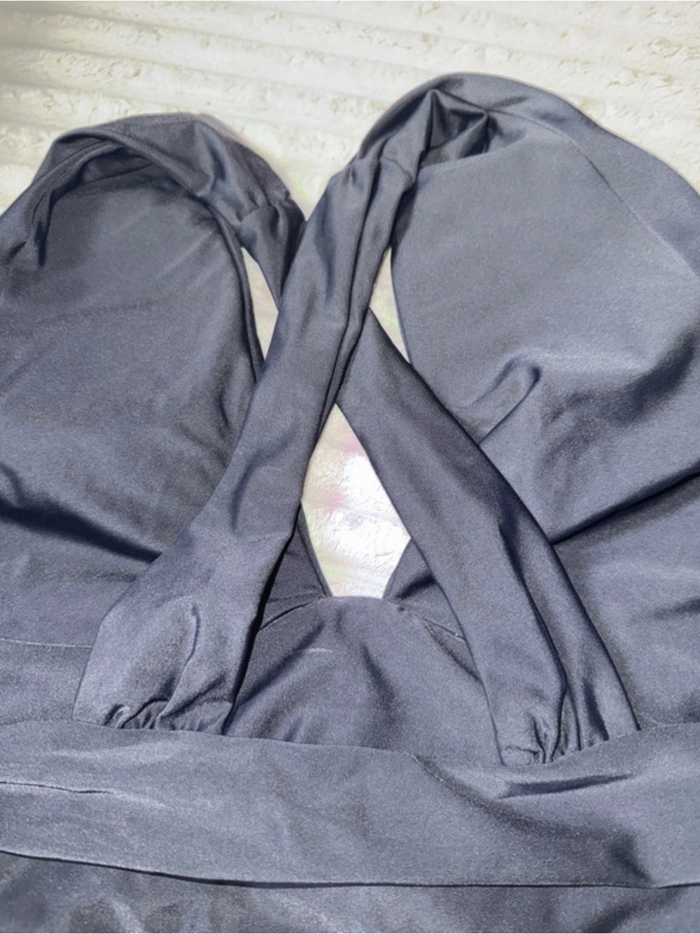 Classic Black Halter High-Waist Bikini Set - Picture 7 of 7